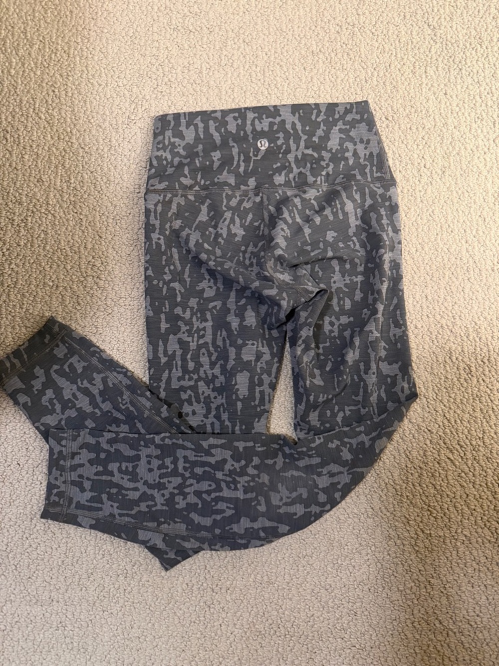 Lululemon Gray reversal Camouflage Align Leggings